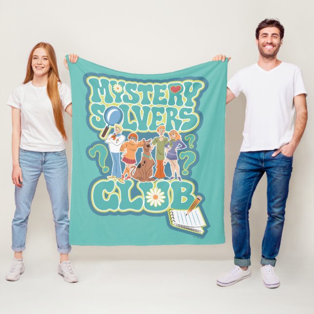 Scooby-Doo und die Gang "Mystery Solvers Club" Fleecedecke (Beispiel)