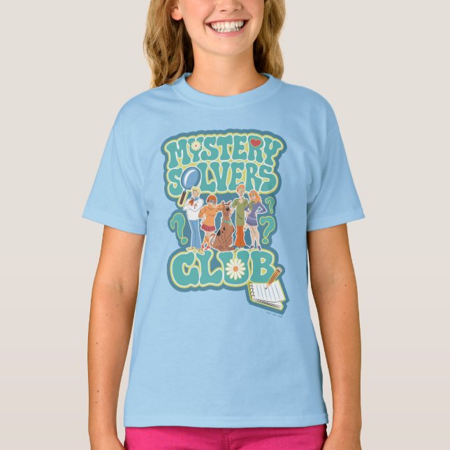 Scooby-Doo und die Gang "Mystery Solvers Club" T-Shirt (Vorderseite)