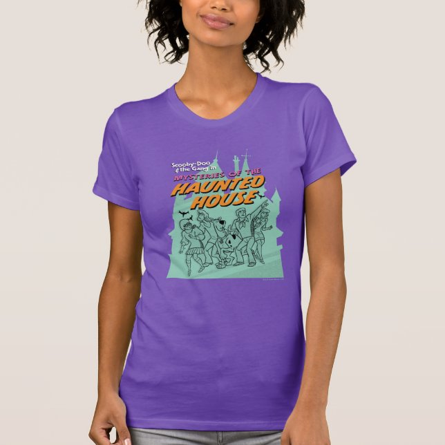 Scooby-Doo und die Gang "Spuk House" T-Shirt (Vorderseite)