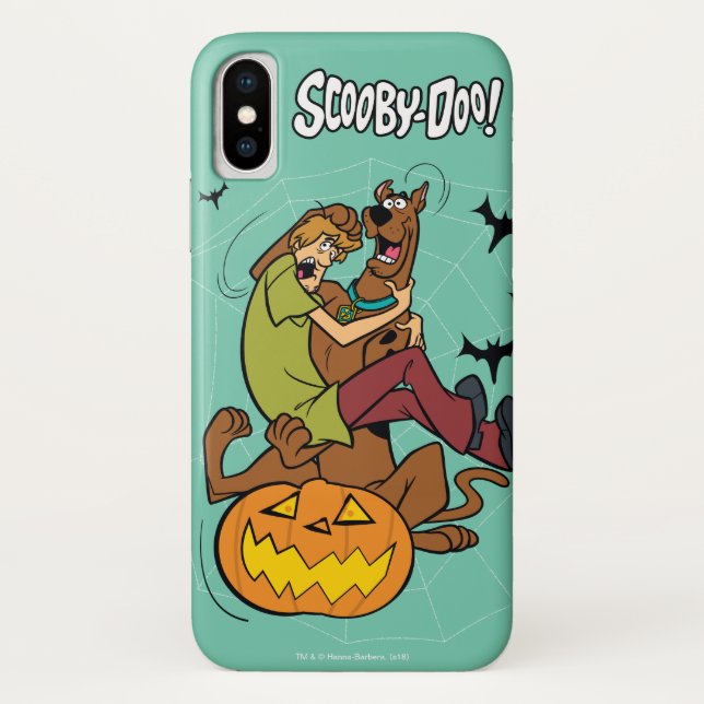 Scooby-Doo und Shaggy Halloween Fright Case-Mate iPhone Hülle (Rückseite)
