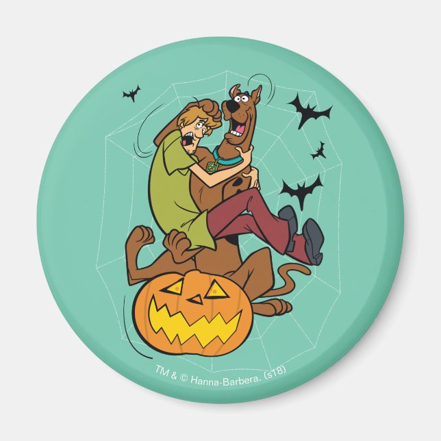 Scooby-Doo und Shaggy Halloween Fright Magnet (Vorne)