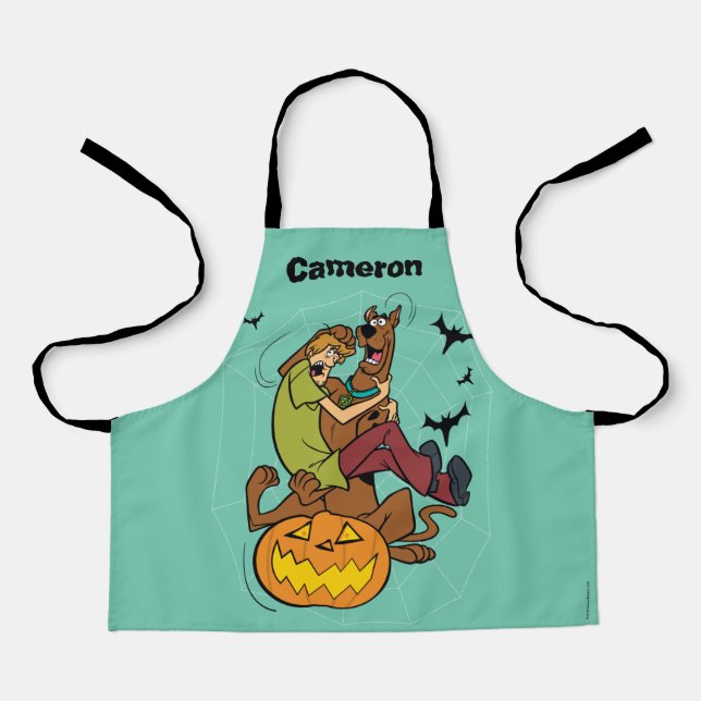 Scooby-Doo und Shaggy Halloween Fright Schürze (Vorderseite)