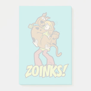 Scooby-Doo und Shaggy Zoinks! Post-it Klebezettel