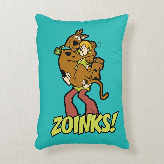 Scooby-Doo und Shaggy Zoinks! Zierkissen (Vorderseite(Vertikal))