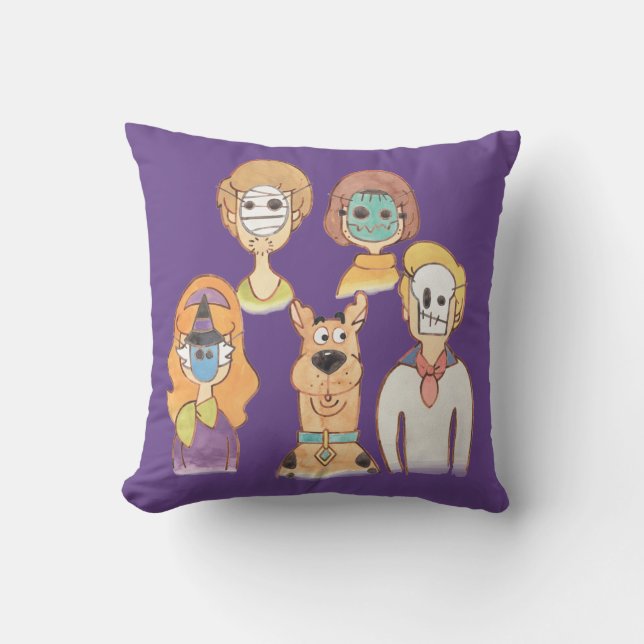 Scooby-Doo | Unsere Halloween-Masken Kissen (Vorderseite)
