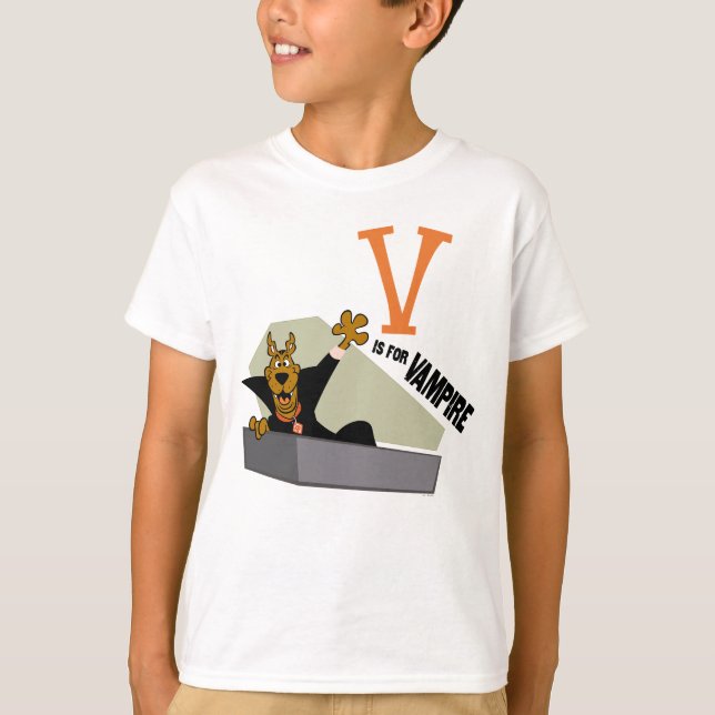 Scooby-Doo | V ist für Vampire T-Shirt (Vorderseite)
