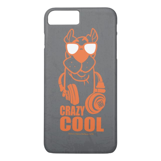 Scooby-Doo "verrückte coole" Kopfhörer-Grafik Case-Mate iPhone Hülle (Rückseite)