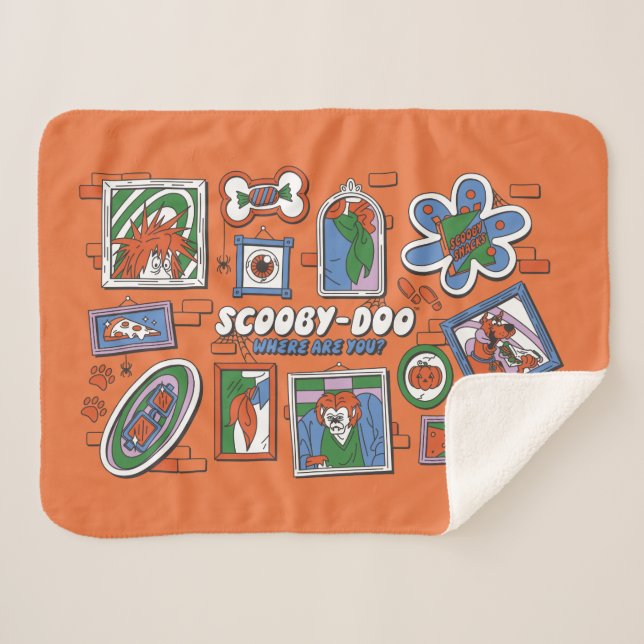 Scooby-Doo Wall of Halloween Picture Frames Sherpadecke (Vorderseite (Horizontal))