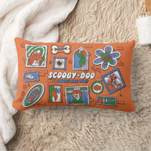 Scooby-Doo-Wand aus Halloween-Bilderrahmen Lendenkissen