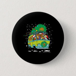 Scooby Doo Weihnachts Mystery Machine Button