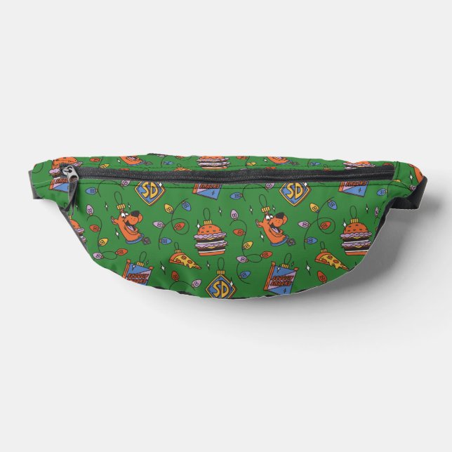 Scooby-Doo-Weihnachts-Snack-Lichter-Muster Bauchtasche (Ablage )