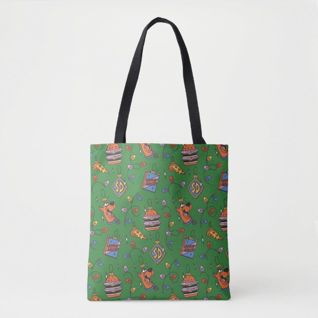 Scooby-Doo-Weihnachts-Snack-Lichter-Muster Tasche (Vorderseite)