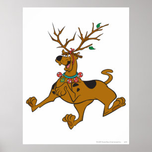 Scooby-Doo Weihnachtsfeiertag Antlers Poster
