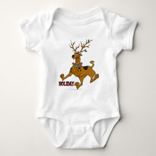 Scooby-Doo Weihnachtsfeiertags-Geweihe Baby Strampler