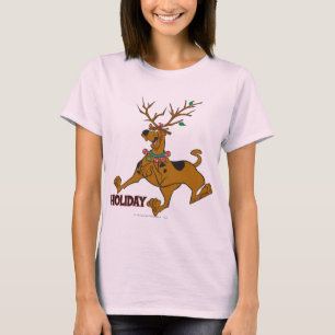 Scooby-Doo Weihnachtsfeiertags-Geweihe T-Shirt