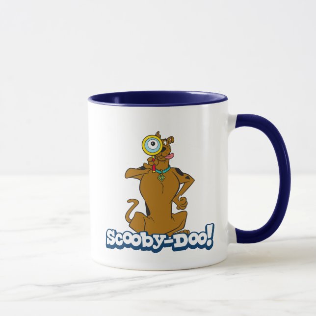 Scooby-Doo With Magnifying Glass Tasse (Rechts)