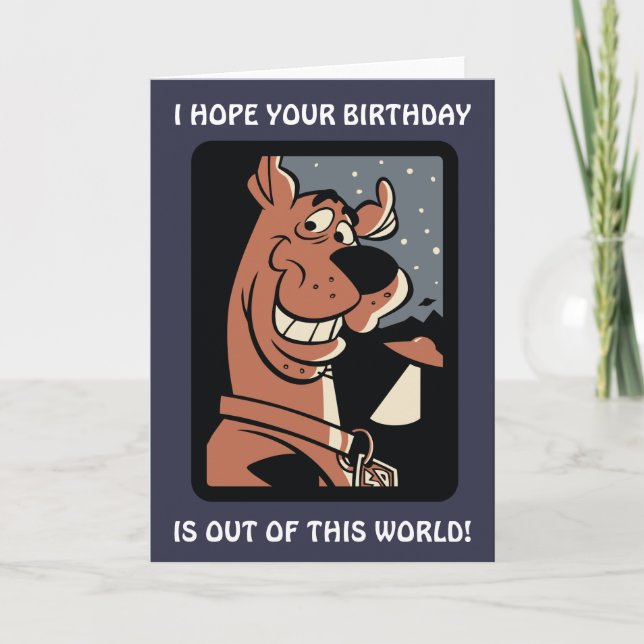 Scooby-Doo With UFO Karte (Vorderseite)