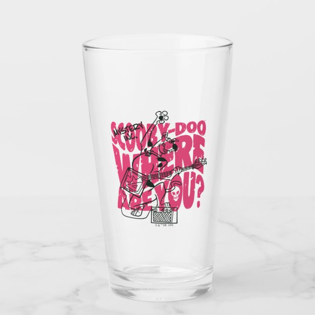 Scooby Doo Wo bist du Punk Gitarre Riff? Glas (Vorderseite)