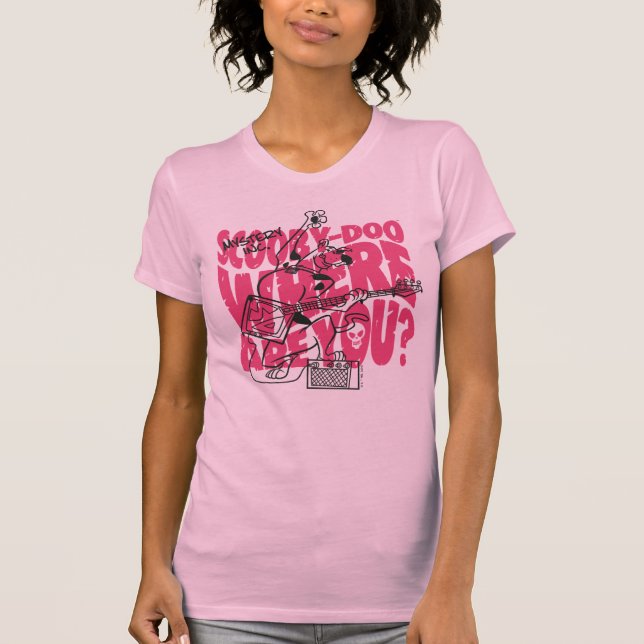 Scooby Doo Wo bist du Punk Gitarre Riff? T-Shirt (Vorderseite)