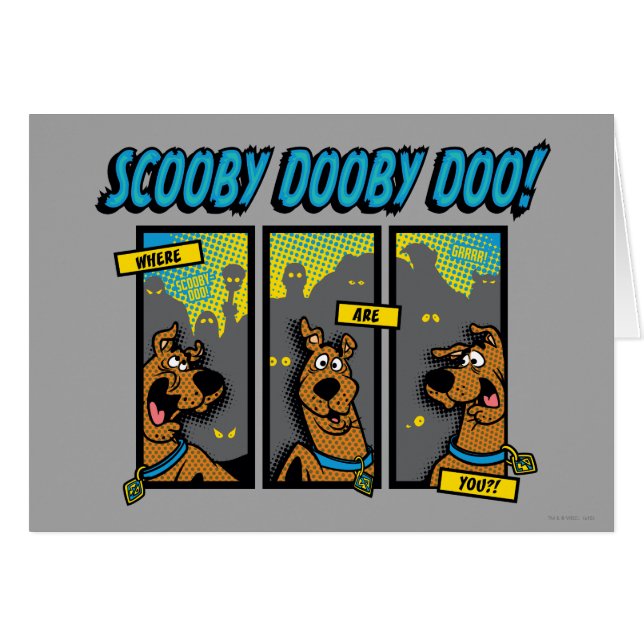 Scooby Doo Wo sind Sie Comic-Panels (Vorderseite (Horizontal))