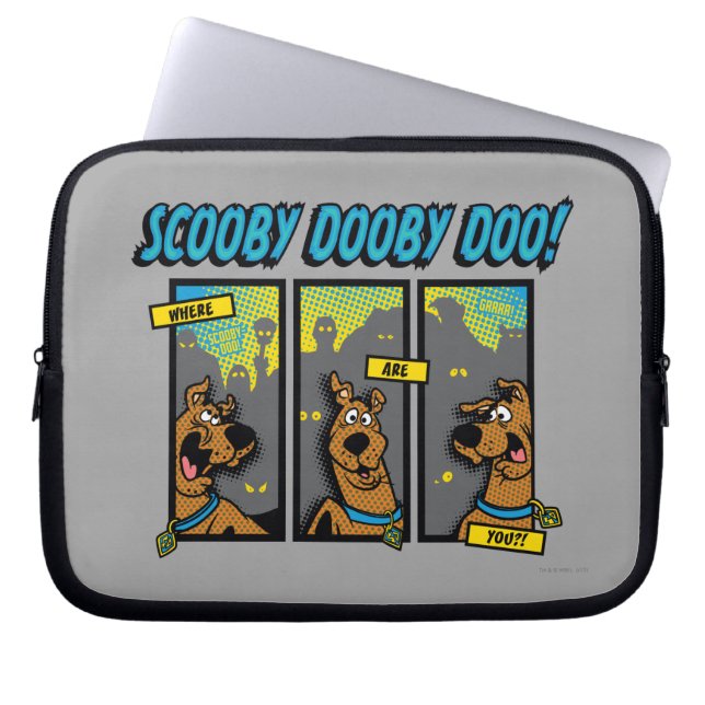 Scooby Doo Wo sind Sie Comic-Panels Laptopschutzhülle (Vorderseite)