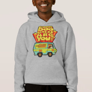 Scooby-Doo   "Wo sind Sie?" Retro Cartoon Van Hoodie