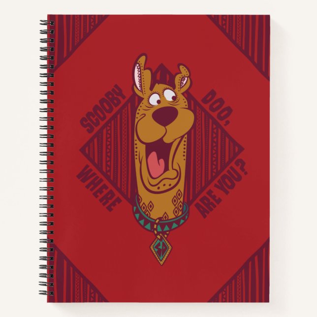 Scooby-Doo Wo sind Sie Tribal Graphic Notizbuch (Vorderseite)