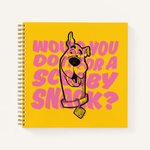 Scooby-Doo Würden Sie es für einen Scooby-Imbiss Notizbuch