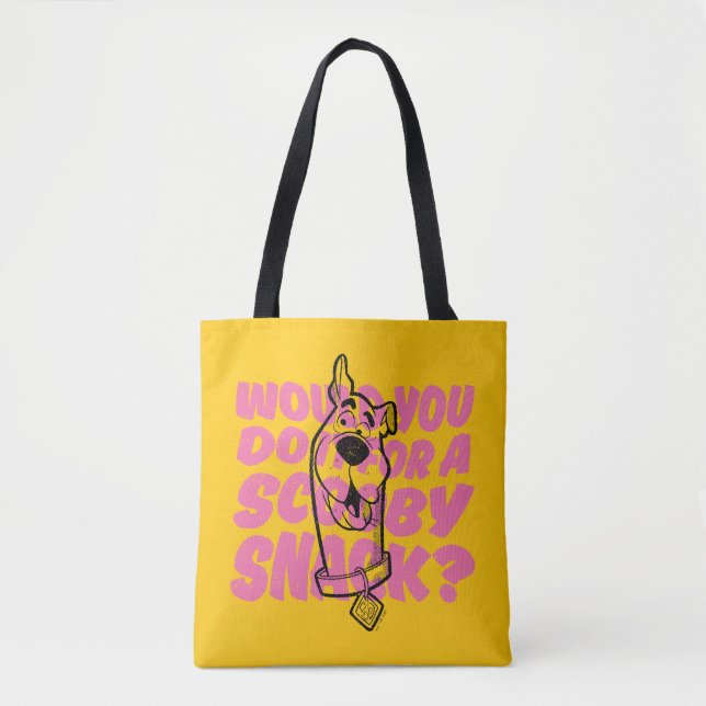 Scooby-Doo |Würden Sie es für einen Scooby-Imbiss  Tasche (Vorderseite)