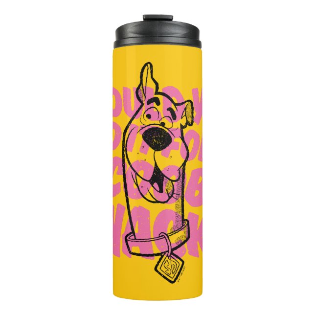 Scooby-Doo |Würden Sie es für einen Scooby-Imbiss  Thermosbecher (Vorderseite)
