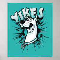 Scooby-Doo "Yikes!" Halftone Graphic