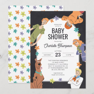 Scooby-Doo-Zeichen   Groovy Baby Shower Einladung