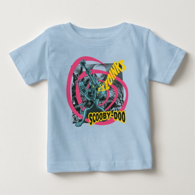Scooby-Doo Zoinks Punk Guitar Graphic Baby T-shirt (Vorderseite)