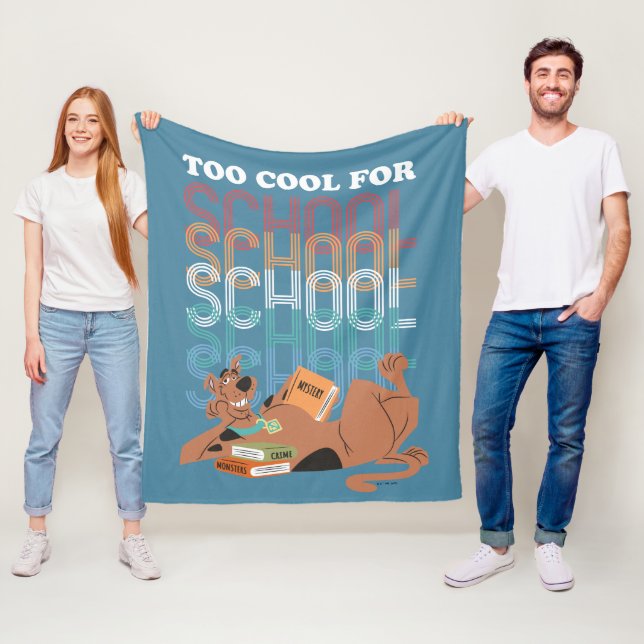 Scooby-Doo zu Cool für die Schule Fleecedecke (Beispiel)