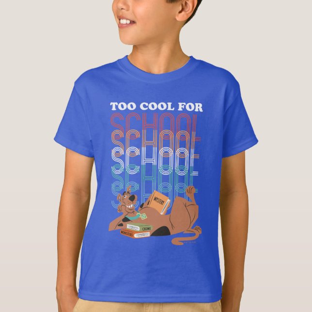 Scooby-Doo zu Cool für die Schule T-Shirt (Vorderseite)