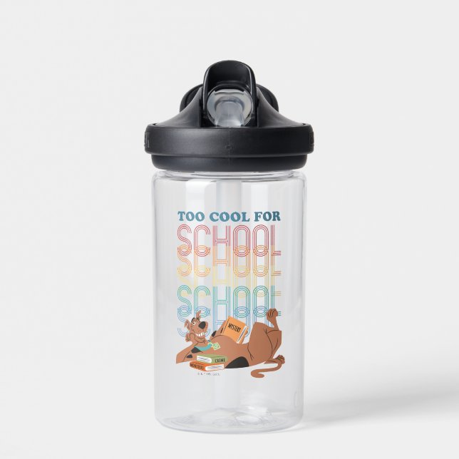 Scooby-Doo zu Cool für die Schule Trinkflasche (Vorne)