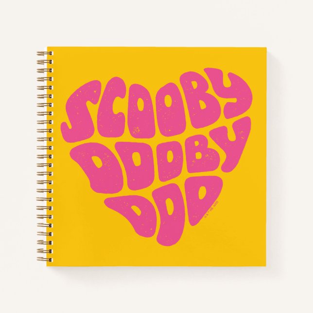Scooby Dooby Doo Heart Notizbuch (Vorderseite)