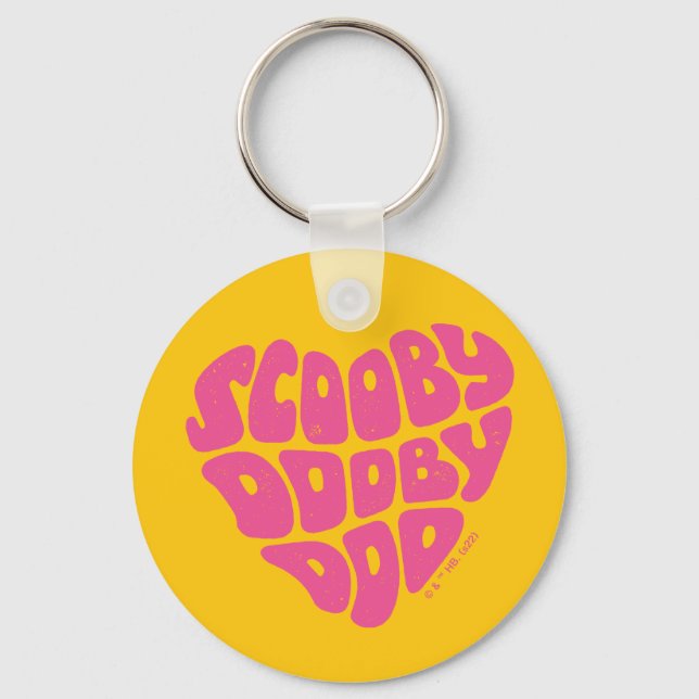 Scooby Dooby Doo Heart Schlüsselanhänger (Vorderseite)