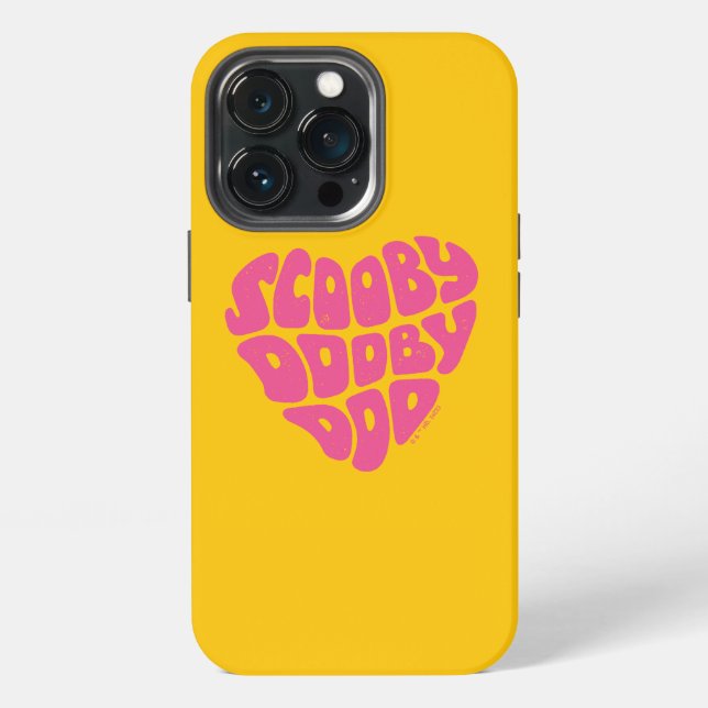 Scooby Dooby Doo Herz iPhone 13 Pro Hülle (Hinten)