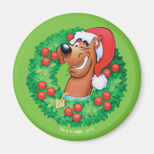 Scooby im Kranz Magnet