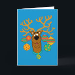 Scooby the Reindeer Feiertagskarte<br><div class="desc">Scooby Doo Holidays</div>
