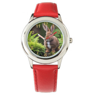 "Scooby the Zwarf Bunny: Ein kleiner Ball der Freu Armbanduhr