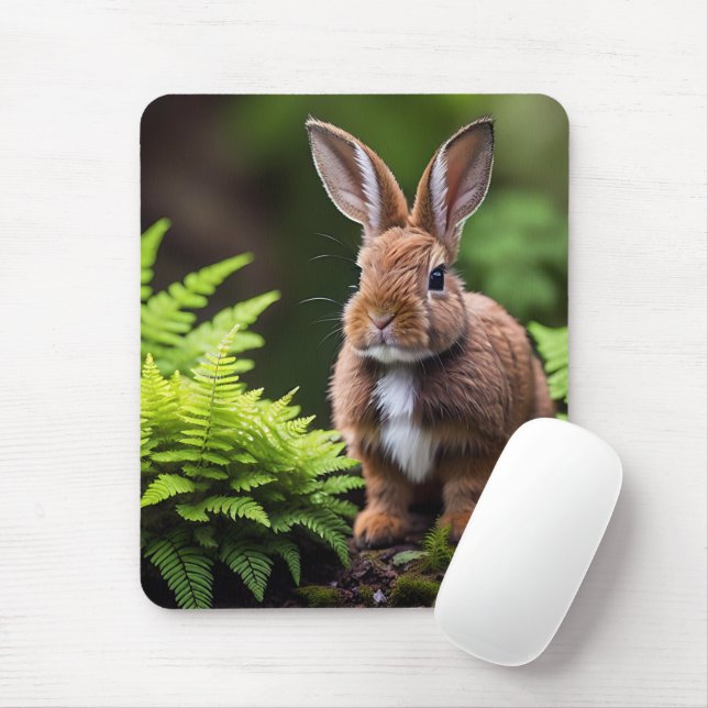 Scooby The Zwarf Bunny Rabbit, Mousepad (Mit Mouse)