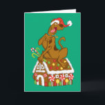 Scooby und Gingerbrett House Feiertagskarte<br><div class="desc">Scooby Doo Holidays</div>