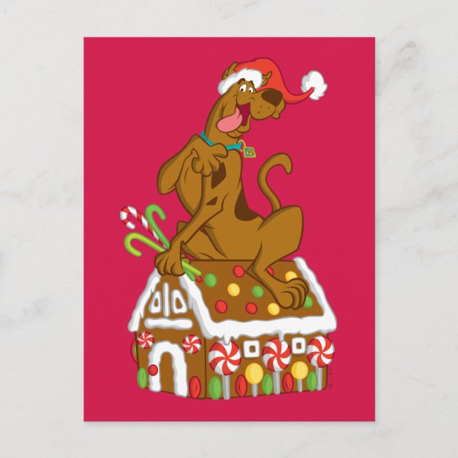 Scooby und Gingerbrett House Postkarte (Vorderseite)