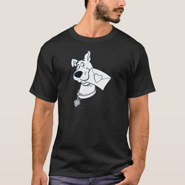Scooby Valentinstag T-Shirt (Vorderseite)