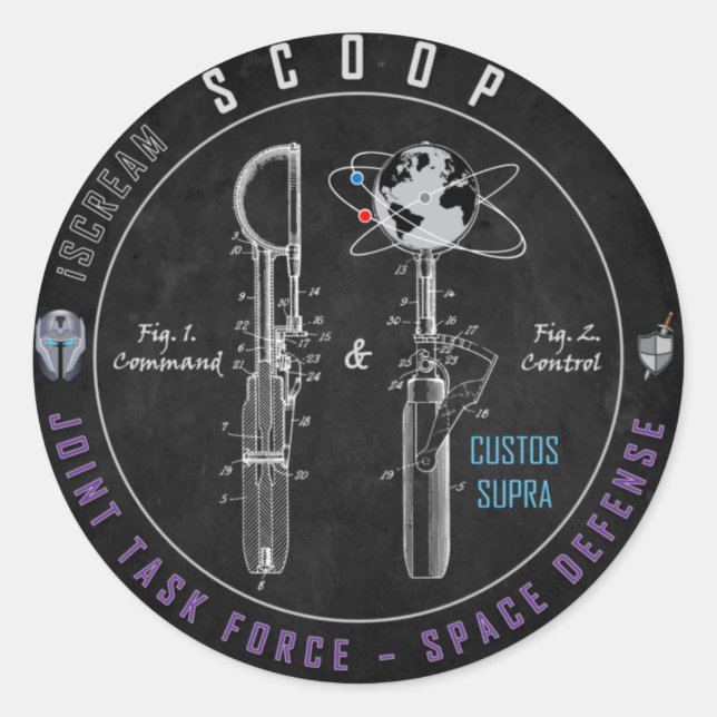 SCOOP Morale Classic Round-Aufkleber Runder Aufkleber (Vorderseite)