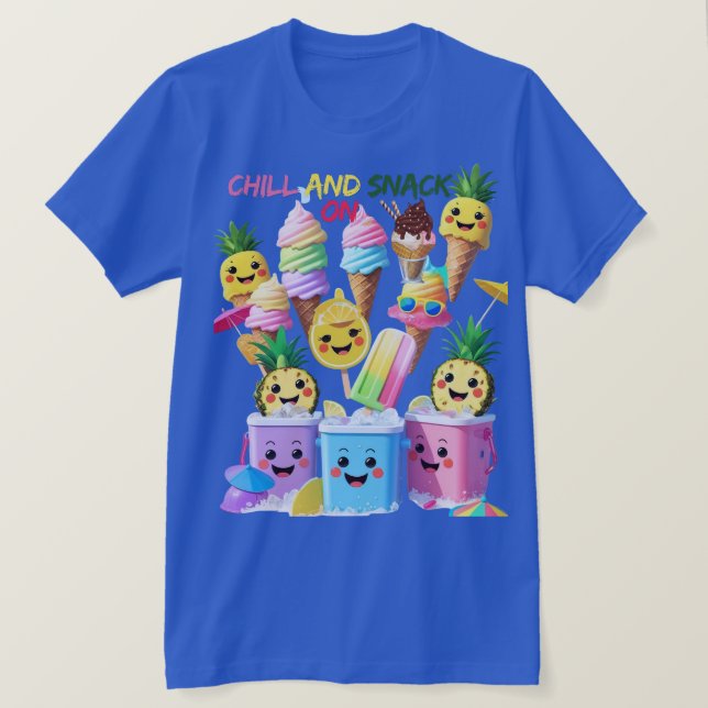 Scoop, Sip, Smile – Summer Treats Tee (Design vorne)