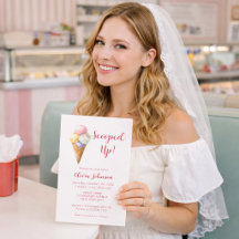 Scooped Up! Pink Ice Cream Bridal Shower