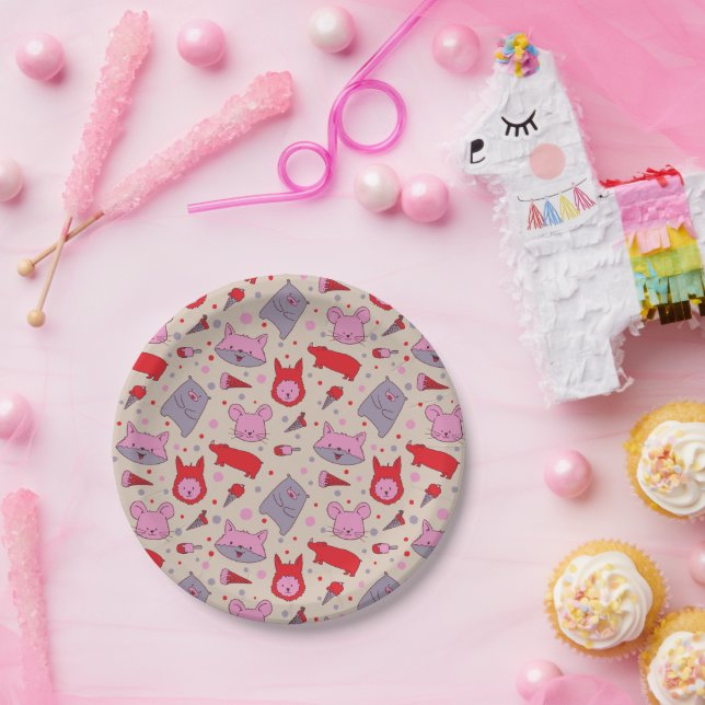 Scoops & Snoots paper party plate Pappteller (Party)